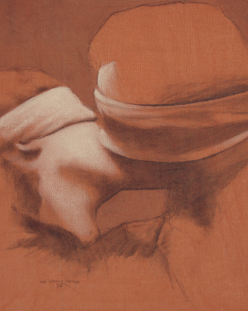 blind folded lovers drawing