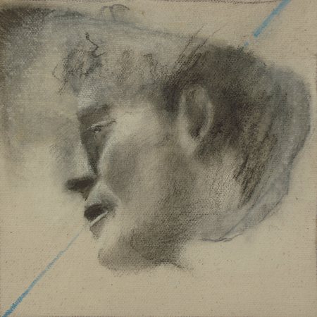 pencil drawing man's face