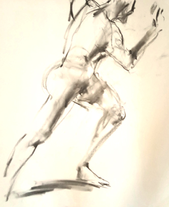 male life drawing model