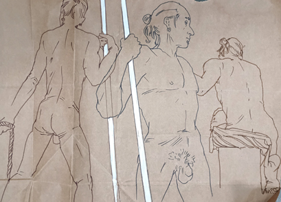male life drawing model