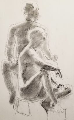 male life drawing model