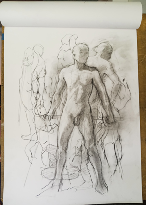 male life drawing model