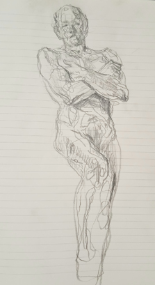male life drawing model