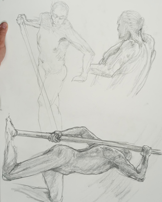 male life drawing model