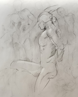 male life drawing model