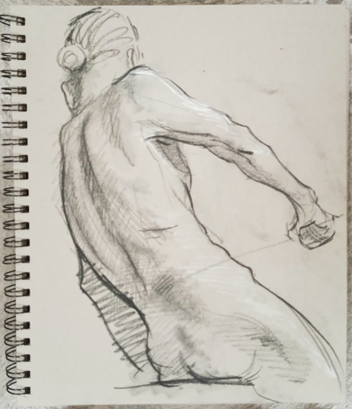 male life drawing model