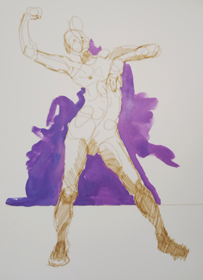 male life drawing sample