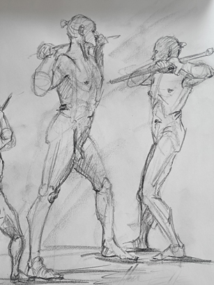 male life drawing model